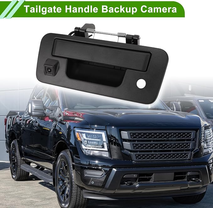No.906069FM1A Tailgate Handle Backup Camera for Nissan Titan 2013-2015 Rear View Reversing Park Assist Camera 1 Set