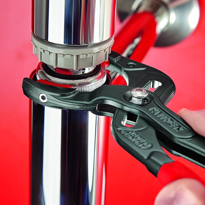 KNIPEX Pipe Gripping Pliers (8111250) and Jaw Protectors for Pliers Wrench (8609250V01)