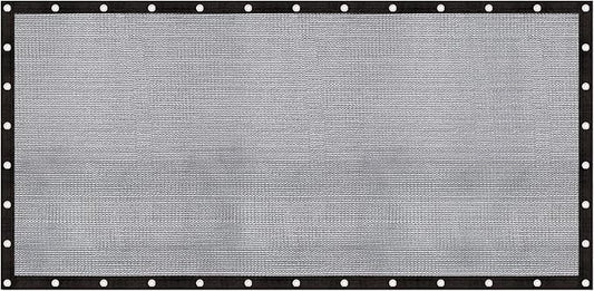 Cool Area 60-70% Shade Cloth Heavy Duty Knitted Mesh Tarp with Grommets 12x20FT Shade Trap for Patio Canopy Garden Porch Greenhouse Pools Dump Truck Dog Kennel Black