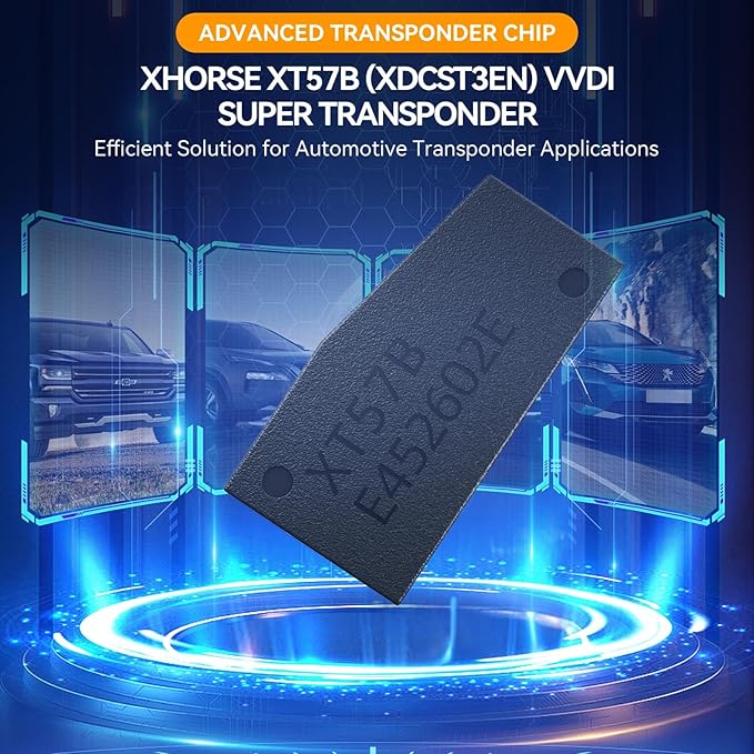 Xhorse Super Chip, XHORSE XT57B XDCST3EN VVDI Super Transponder Supports 7935, ID11, 12, 13, 46, 47, 48, 49, 4A and M-Q-B48 (Pack of 10)