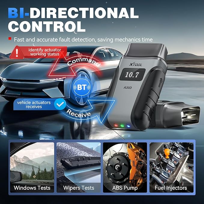 XTOOL Anyscan A30D OBD2 Scanner Diagnostic Tool with OBD2 Extension Cable