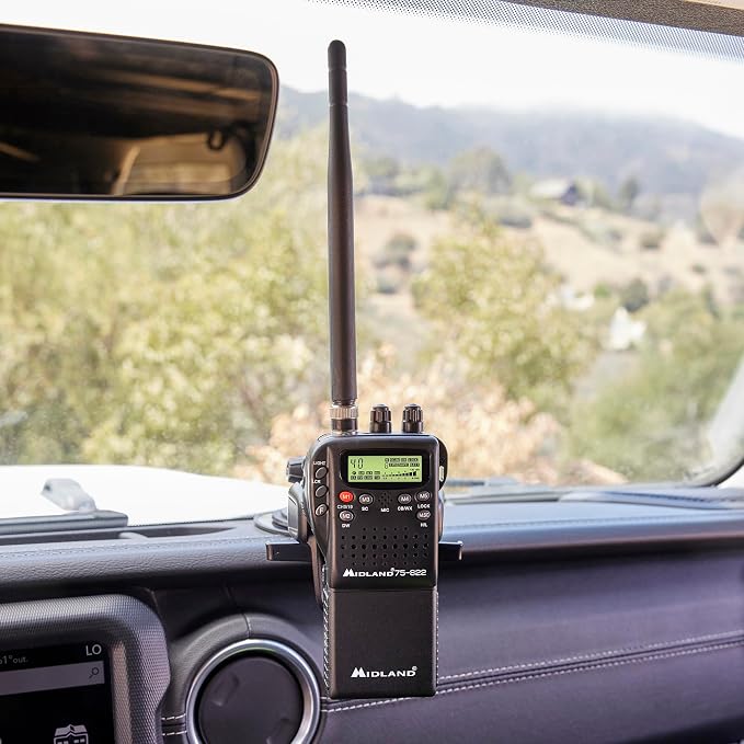 Midland 75-822 Handheld CB Radio & Mobile CB Radio – Walkie Talkie with 40 Channels, NOAA Weather Alerts, Long Range, Compatible with CB Antennas | Walkie Talkie with 40 Channels, NOAA Weather Alerts, Long Range, Compatible with CB Antennas
