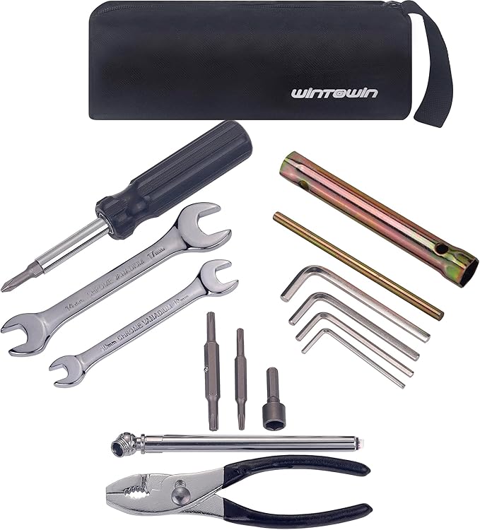 Compact Tool Kit for Japanese Motorcycle, ATV,Sports Bike,Motorcycle Repair Tool Kit,Gift for Father Husband Christmas Birthday