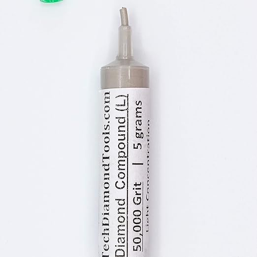TechDiamondTools Kit of 3 Diamond Polishing Compound Polishing Paste USA Made 8000 50000 100000 Grit for Marble Glass Metal Rock Jewelry Resin Silver Gemstone with 10% of Diamond Powder