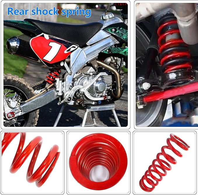 Heavy Duty Front Fork Spring & Rear Spring Suspension Kit Fit for for KLX140L KLX140R KLX140R F KLX140R L | Suspension Kit