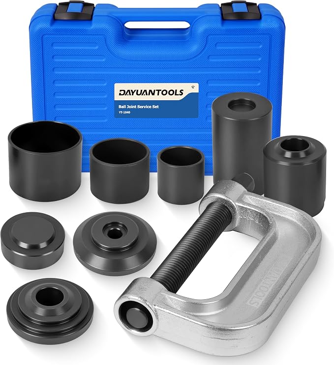 DAYUAN Ball Joint Press & U Joint Removal Tool Kit Bundle 21pcs Oxygen Sensor Socket Set