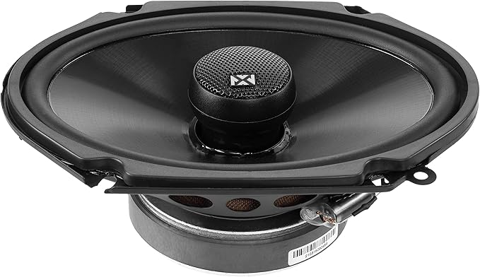 NVX VSP68 600W Peak (200W RMS) 6x8 V-Series 2-Way Coaxial Speakers with 25mm Silk Dome Tweeters