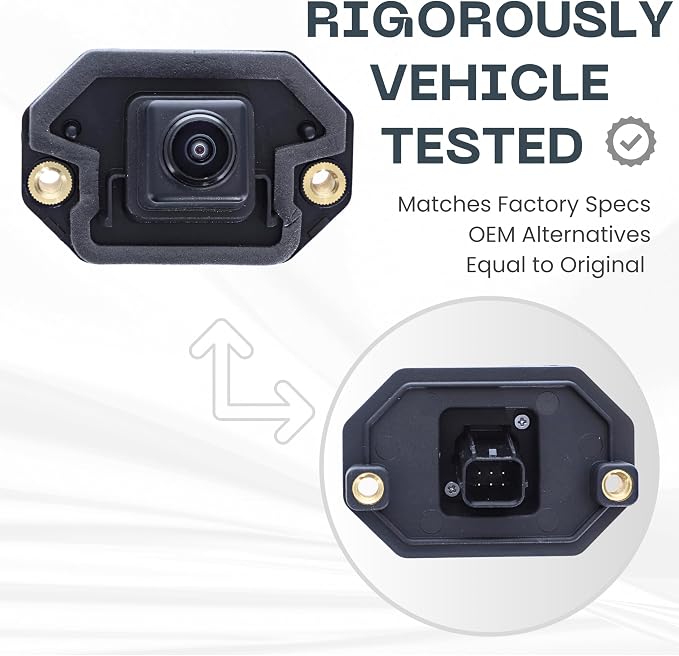 Backup Camera Replaces for 2018 2019 2020 2021 2022 2023 Nissan Kicks SR Model OE Part # 284425RA2A 284425RA0A 284425RA3C 284425RA3A (28442-5RA2A 28442-5RA0A 28442-5RA3C 28442-5RA3A)