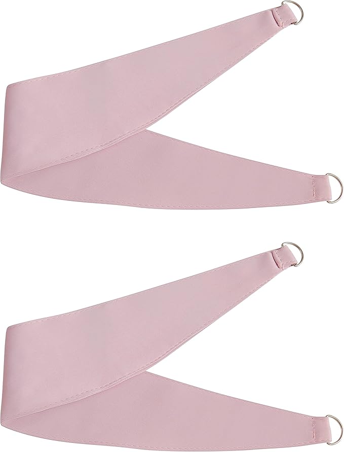 Bujasso Pink Blackout Curtains with Sheer Overlay Mix and Match Double Layer 80% Room Darkening Window Treatment Set for Girls Bedroom Living Room Pink Drapes with Tiebacks Grommet Top 37" Wx63 Lx2