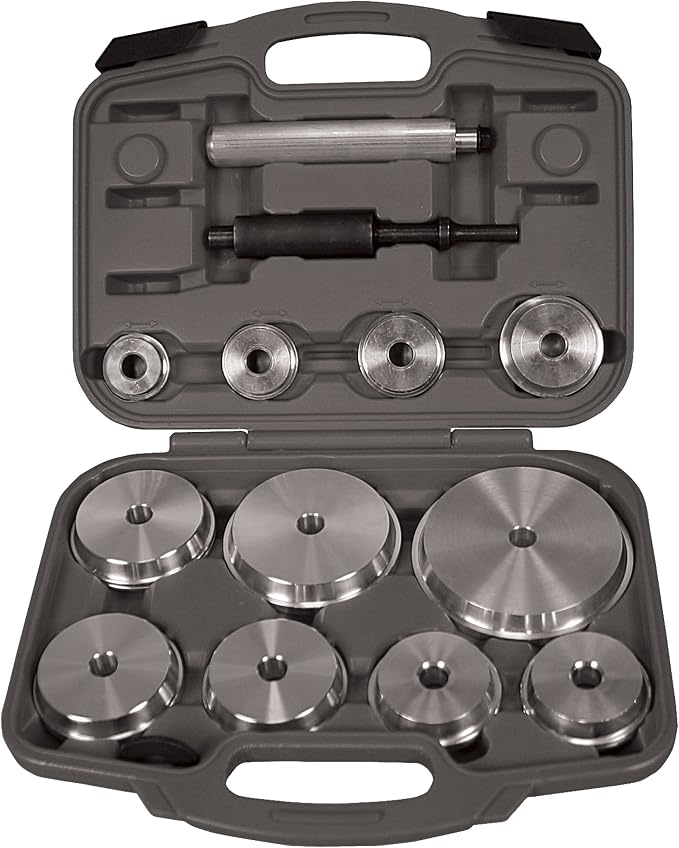 Lisle 12800 13 Piece Master Pneumatic Bearing Race & Seal Driver Set