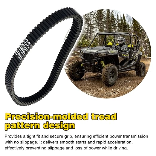 3212359 Heavy Duty Drive Belt for Polaris General 1000 Series, RZR 900 1000 RZR Trail S Series and Ranger 500 570 900 1000 Trail S Series, Off Road Belt New