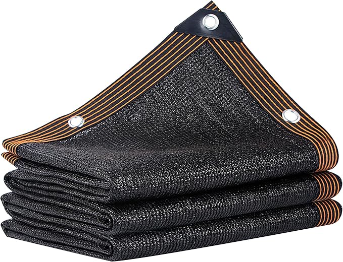 winemana 90% Shade Cloth for Garden- 4x12 FT Breathable Mesh Tarp for Vegetables & Plants, Outdoor Patio Sun Shade with Grommets - Chicken Coop, Dog Kennel Cover