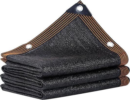 winemana 70% Shade Cloth for Garden- 4x12 FT Breathable Mesh Tarp for Vegetables & Plants, Outdoor Patio Sun Shade with Grommets - Chicken Coop, Dog Kennel Cover