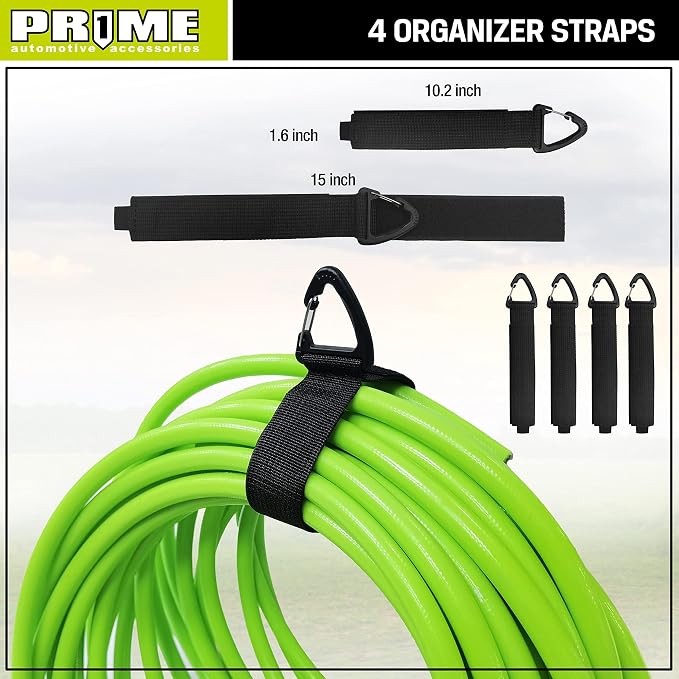 PR1ME 4 Pack Waterproof RV Hose Bag Storage, Utility Bag for Sewer Hose, Camper and RV Accessories, 4 Colors for Sewer and Fresh Water Hoses, Electrical Cords, Camper Tools Accessories