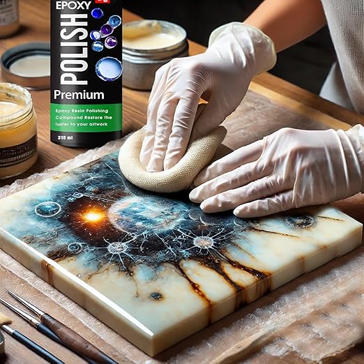 Premium Epoxy Resin Polishing Kit - Epoxy Resin Polishing Compound，for Scratching, Sanding, and Polishing