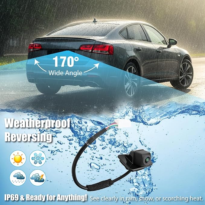 39530T2AH01 Rear View Backup Camera Compatible with Accord 2014 2015 2016 2017