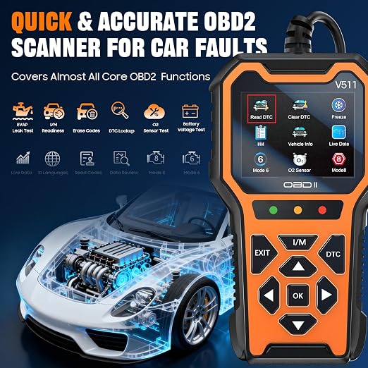 V511 OBD2 Scanner & Probe Tester