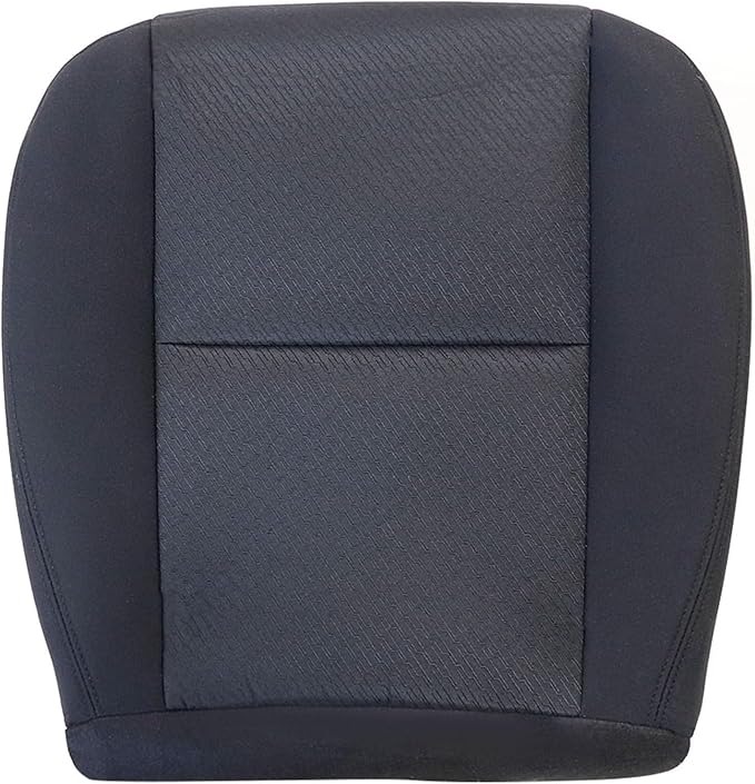 GXARTS Driver Side Bottom & Top Lean Back Replacement Cloth Seat Cover #19C Black Fit for Chevy Silverado Avalanche Suburban Tahoe GMC Sierra Yukon 2007 2008 2009 2010 2011 2012 2013 2014