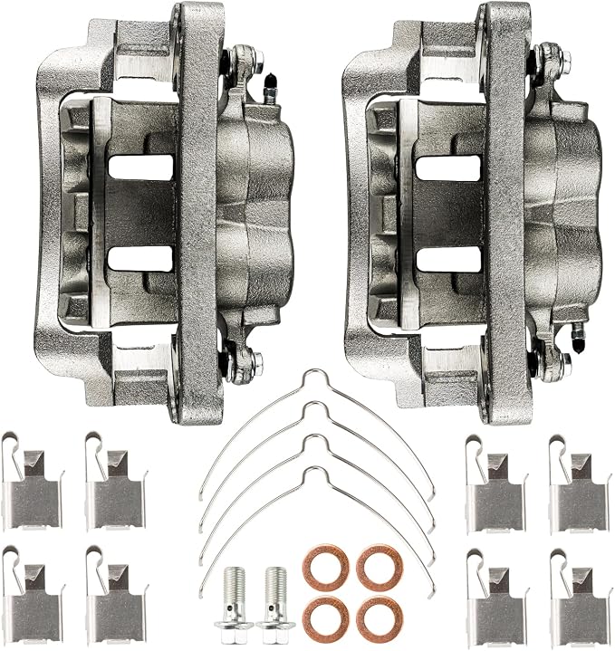 KAX Disc Brake Caliper Assembly Fit for F250 Super Duty 1999-2004, F350 Super Duty 1999-2004, Excursion 2000-2005, Front Side