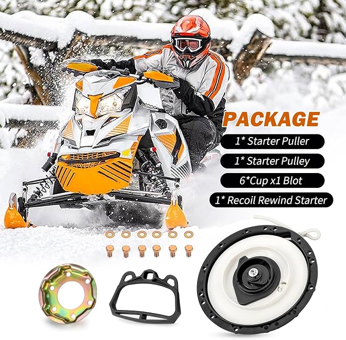 420892614 Recoil Rewind Starter & Starter Puller for Ski-Doo MXZ GSX GTX Summit Skandic Legend Renegade Expedition Freeride Grand Touring Tundra Xtreme 500 500ss 600 700 800