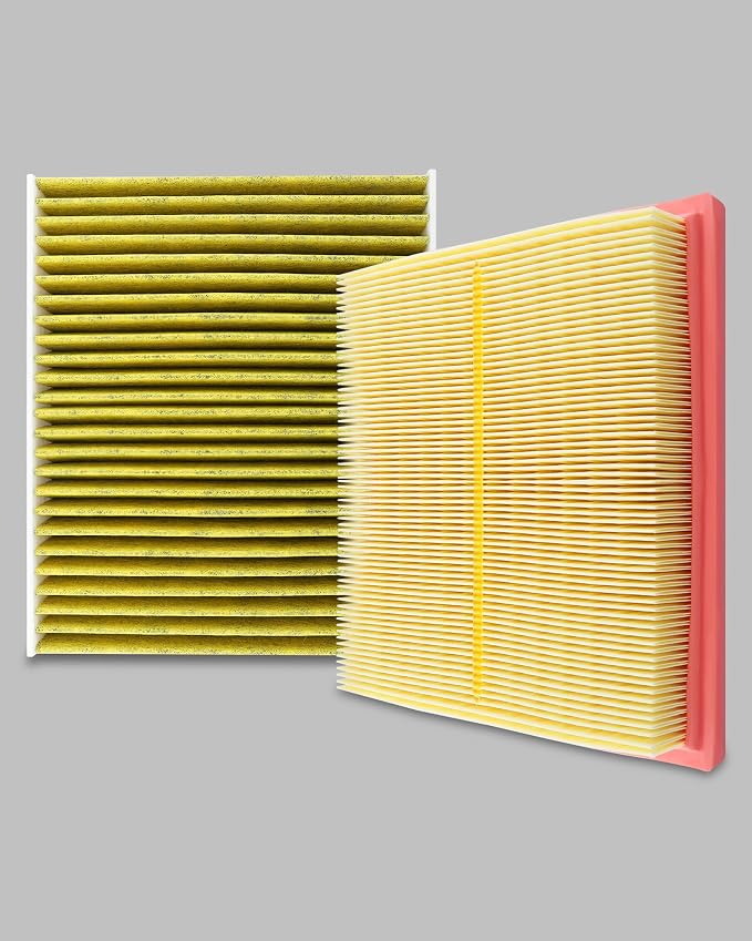 Engine & Cabin Air Filter Set Fit for Subaru Ascent (2019-2026), for Crosstrek(2018-2024), for Impreza(2017-2026), for Legacy(2020-2025), for Outback(2020-2026). Replace 16546AA16A, 8713958010