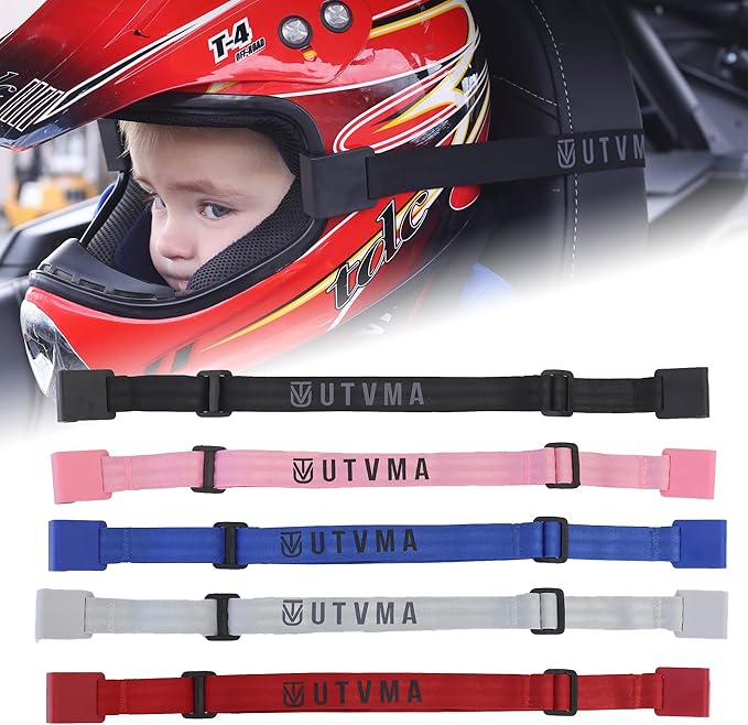UTVMA Helmet Holders - Head Support for Young UTV Riders Compatible with All Seats and Helmets!