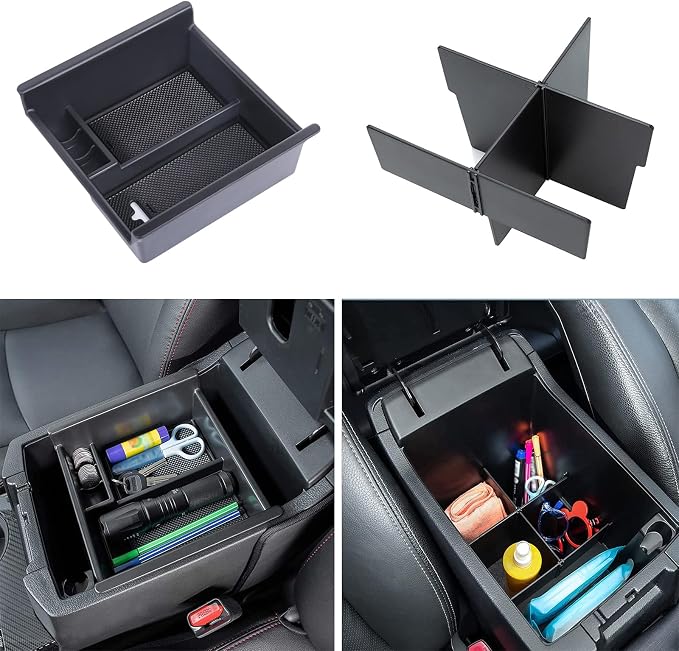 JDMCAR Center Console Organizer Set and Gear Shift Organizer Tray Compatible with 2010-2024 Toyota 4Runner Accessories