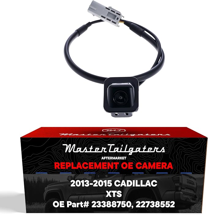 Master Tailgaters Replacement for Cadillac XTS (2013-2015) Rear View Backup Camera OE Part # 23388750, 22738552