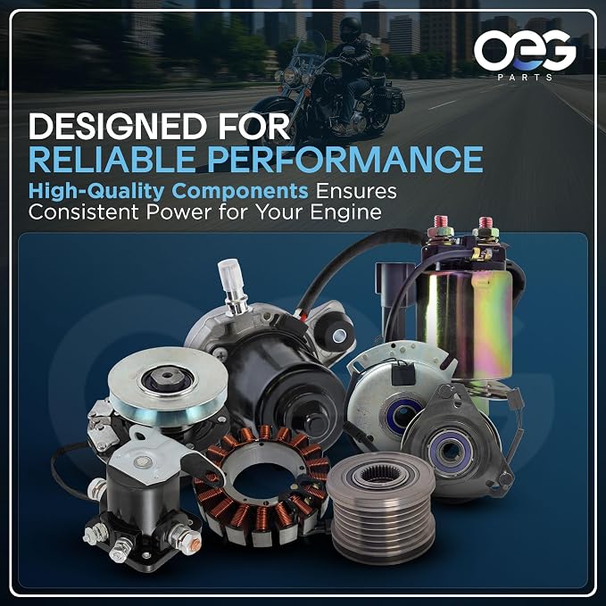 OEG Parts New Stator Compatible with Harley Davidson Motorcycle 12V 45A 1997 1998 Touring Electra Glide Police Classic FLHTCI FLHTC FLHTP Ultra Classic EFI FLHTCUI FLHTCU Road Glide King 29987-97