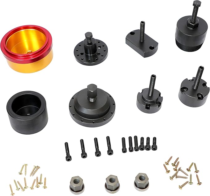 DPTOOL Crankshaft Seal Removal Tool Kit Crankshaft Front and Rear Oil Seal Remover and Installer Set Compatible with BMW N40 N42 N45 N45T N46 N46T N52 N53 N54 N55 Engine