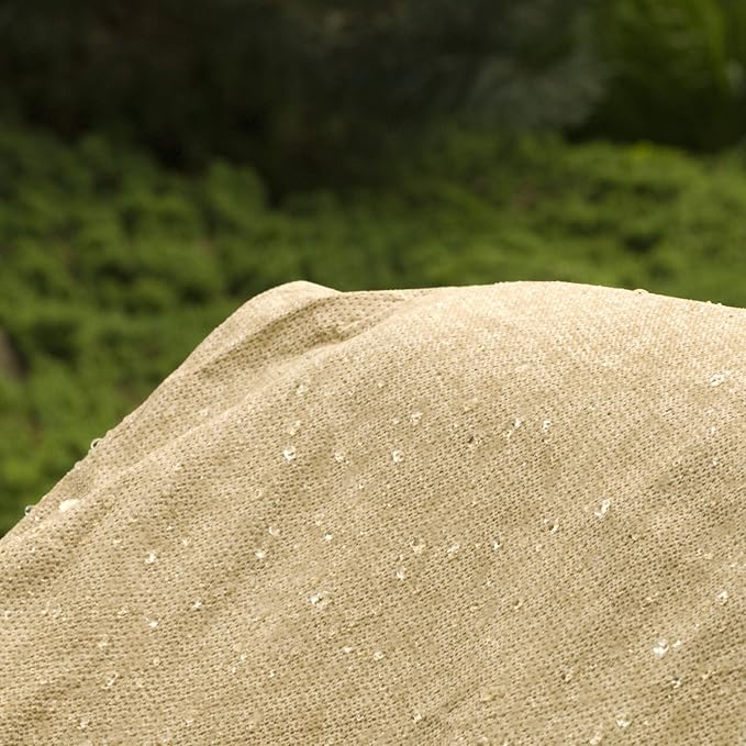 Budge All Seasons Patio Chaise Cover Lightweight, UV-Resistant, Large, Tan (Pack of 4)