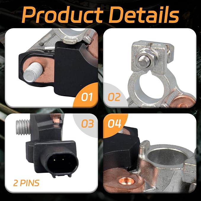 38920-TR0-A02 Battery Current Sensor Compatible with Honda Civic CRV Acura ILX RDX Replaces OE 38920TR0A02, 38920-TR0-A01, 38920TR0A01