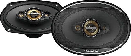 PIONEER A-Series Plus TS-A6971F 6” x 9” 4-Way Speakers (Pair) – 600W Max, Balanced Sound + Smooth Treble, Enhanced Bass, Ideal Factory Upgrade, Installation Adaptors Included