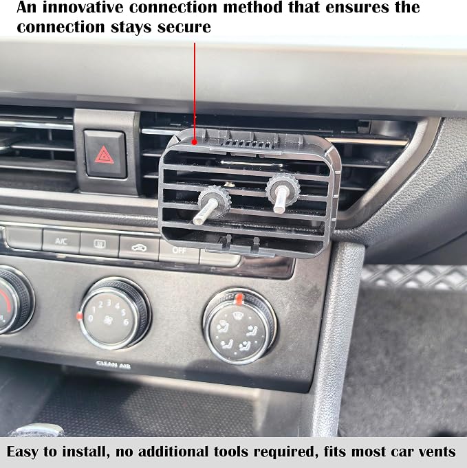 Car AC Vent Extender for Backseat, Universal Air Flow Extension for Most Cars SUVs, Rear Seat Cooling Vent Extension for Kids Pets and Passengers, 78.8 Inch long