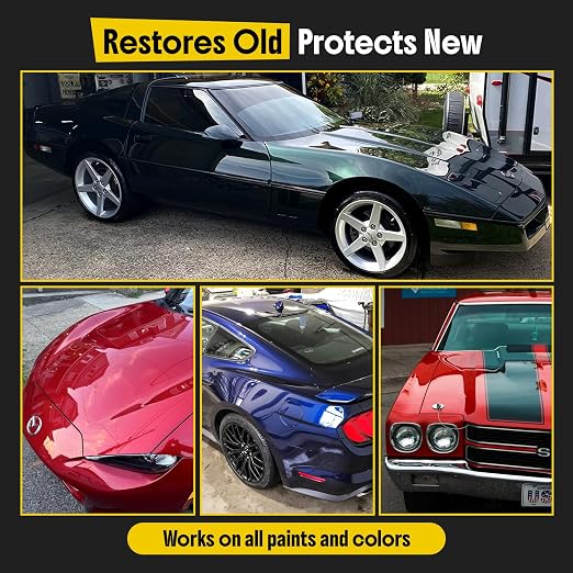 Carfidant Scratch and Swirl Remover - Car Scratch Remover for Vehicles Paint - Polishing Compound for Cars - Paint Restorer Kit with Pad, Microfiber and Drill Attachment