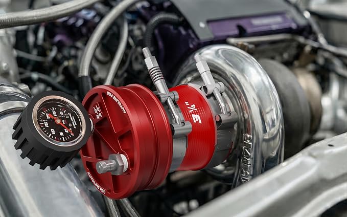 AutoLine Pro 3.25" (83mm) Premium BoostCap Turbo Boost Leak Tester - 6061 Billet Aluminumst Cap - 30 PSI Gauge - Detects Intercooler, Charge Pipe & Intake Leak