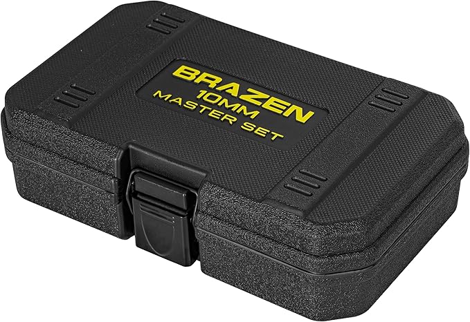 BRAZEN 10mm Master Set - 12 Sockets, Three Wrenches, One Nut Driver - All 10mm!