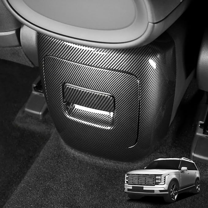 YOUTOOCAR Rear AC Vent Cover Compatible with Hyundai Palisade 2026 Accessories (Carbon Fiber Pattern)