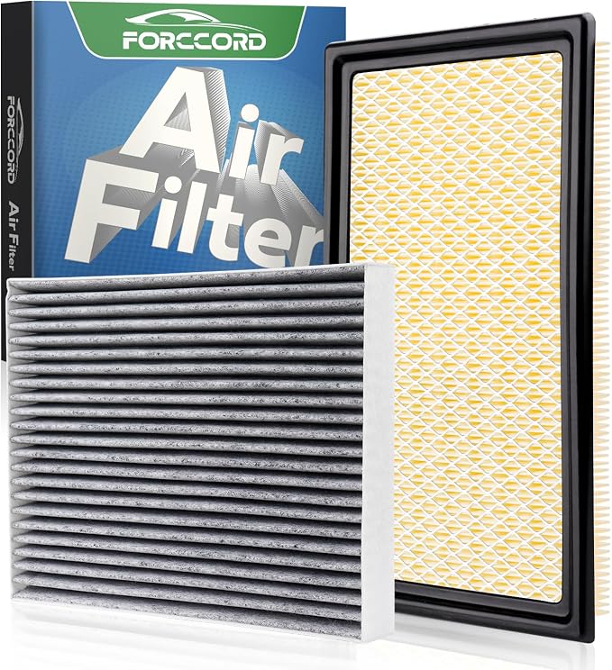 Air Filter Kit for 2020-2026 Explorer Replace#FCA10242 CF12772 | Cabin & Engine Air Filter,2020-2026 Explorer 2.3/3.0L,Activated carbon cabin filter, high-density air filter,OEM replacement