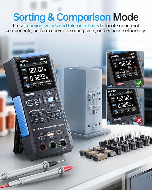 100kHz LCR Meterand Transistor Tester
