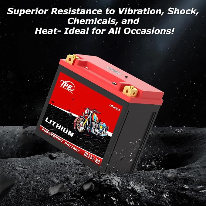 YTX14 12.8V 8Ah Lithium Battery – Lightweight, Fast Charging, Reliable Start, Fits Motorcycle, ATV, UTV, Jet Ski