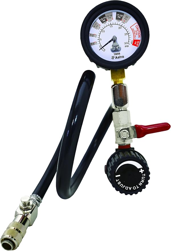 Astro Pneumatic Tool 7856 Universal Air Powered Cooling System Pressure Tester