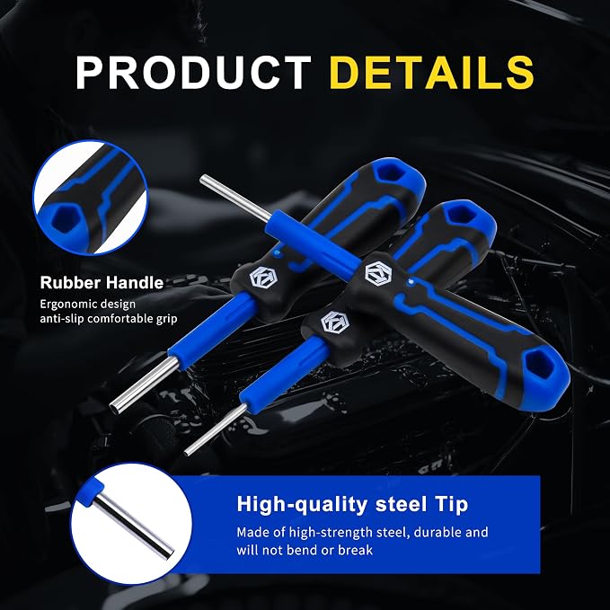 Kuntech 30 PCS Universal Terminal Release Kit, Universal Electrical Terminal Removal Tool for Replaces Universal Vehicle Wire Harness Pin Connector Release