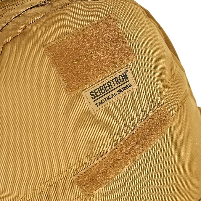 Seibertron Roving Motorcycle Riding Street Dirt Bike Waterproof Rucksack Backpack with Raincover (Khaki)