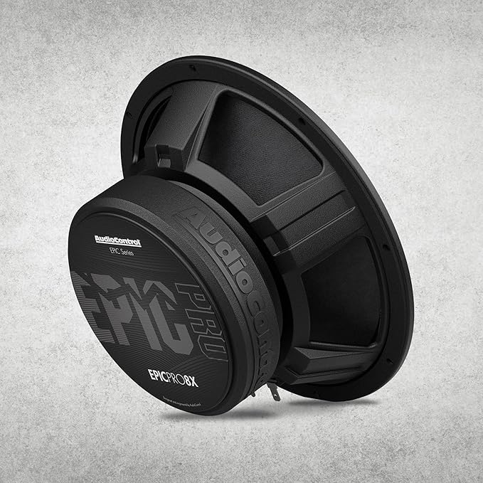 AudioControl EPICPRO8X Epic PRO 8” Midrange Car Speakers Set (Pair), 350W Max, 4 Ohm, Rear or Front Door Speakers for Truck or Car Audio System, Pro Audio High SPL Component Speakers