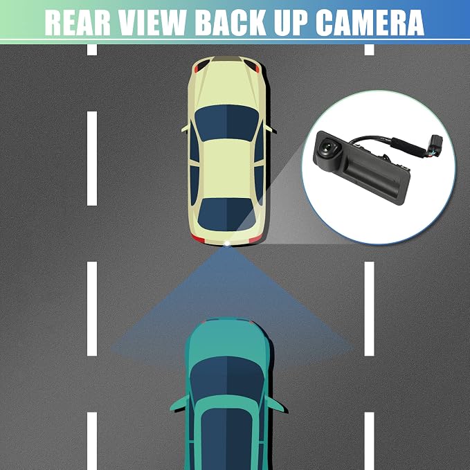X AUTOHAUX Rear View Back Up Camera Rear Park Assist Reverse Camera 95760B1100