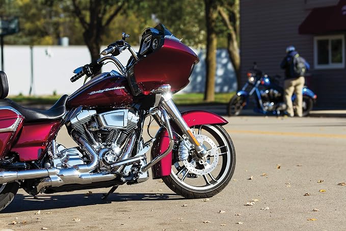 Kuryakyn 1316 Motorcycle Accessory: Heat Deflector Saddle Shields for 2009-19 Harley-Davidson Touring Motorcycles, Reflective Smoke, 1 Pair