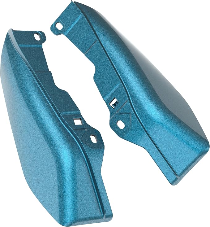 Color - Matched Mid Frame Air Deflectors Heat Shield, Perfectly Fit for Harley Touring Models 2009-2026 Tahitian Teal