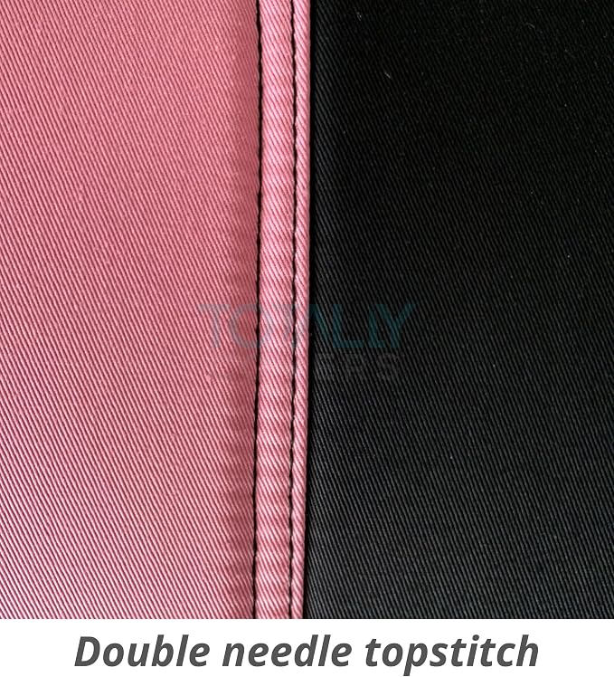 Totally Covers Compatible with 1990-2000 Mazda MX-5 Miata Seat Covers: Black and Sweet Pink (22 Colors) Bucket