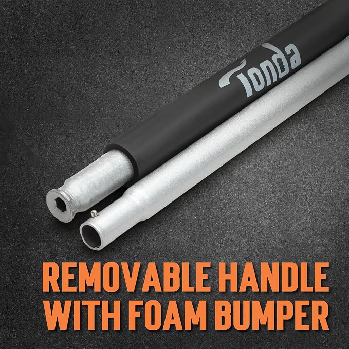 TONDA Floor Jack, 3 Ton Aluminum and Steel Low Profile Hydraulic Car Jack with Dual Pump System, Rapid Lift, Orange